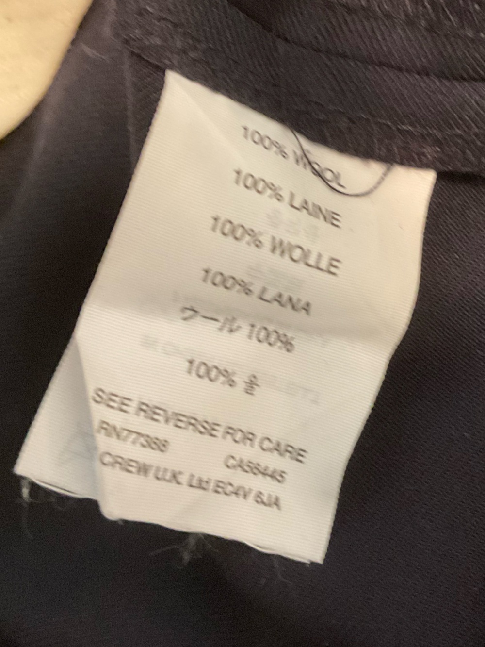💙J.Crew Super 120s Navy Wool Ankle Straight Pants 8 Minimalist Quiet Luxury EUC - Picture 5 of 10